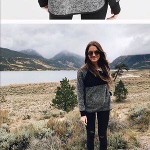 Asymmetrical snap pull over